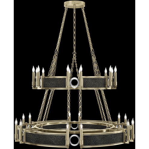 Mirage 24 Light 50 inch Gold Chandelier Ceiling Light