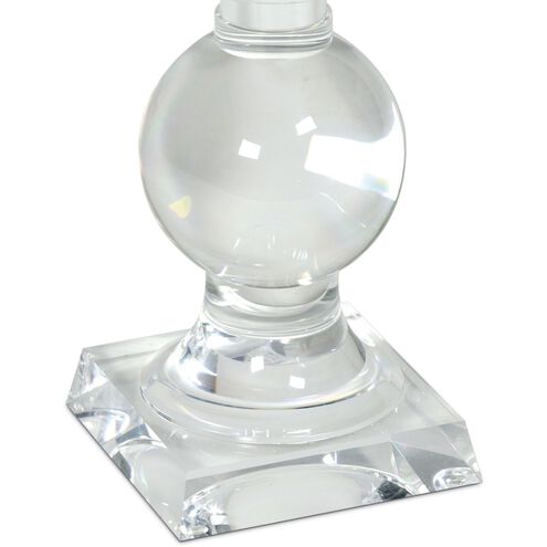Stowe 24 X 17 inch Clear Accent Table