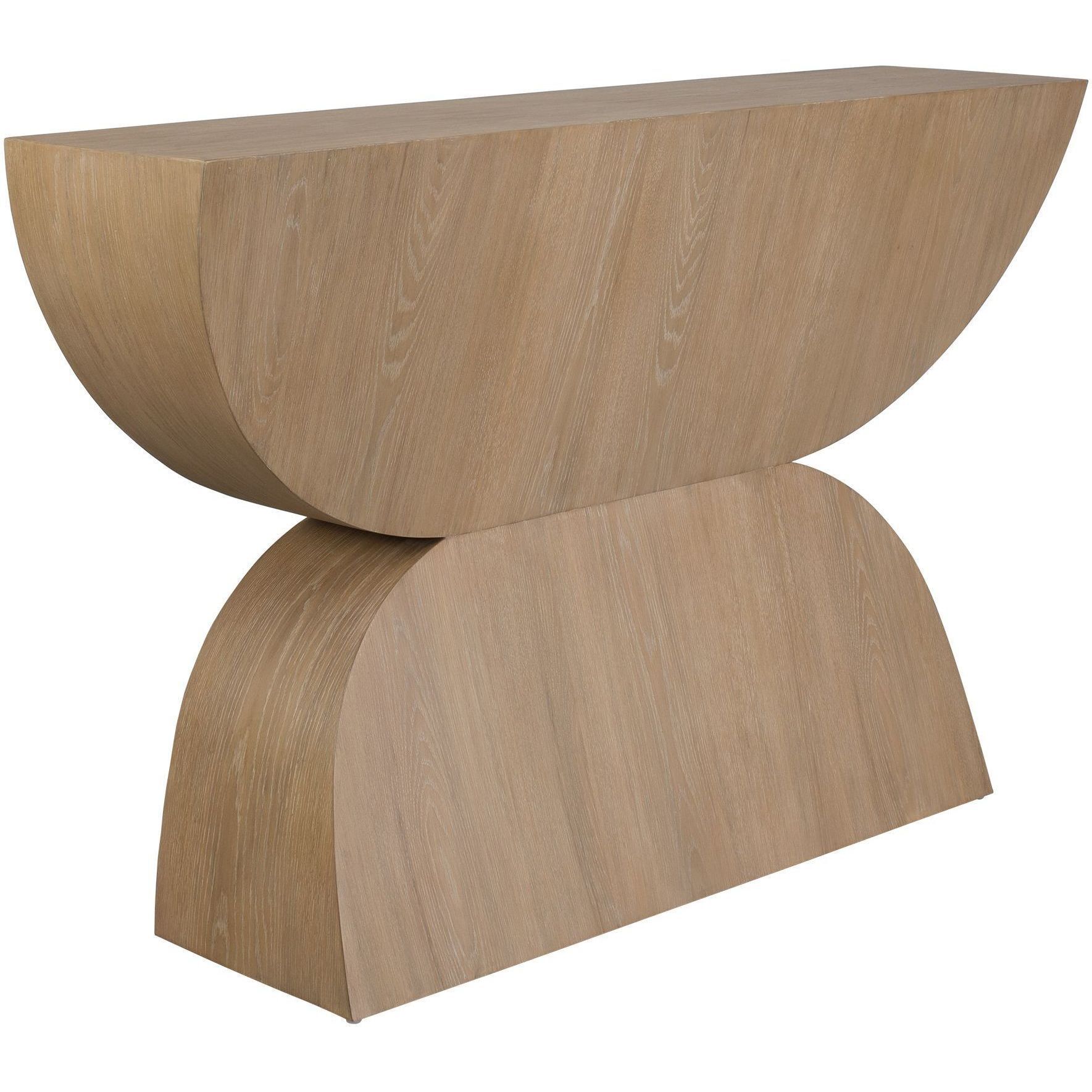 Ciano 52 inch Natural Oak Console Table
