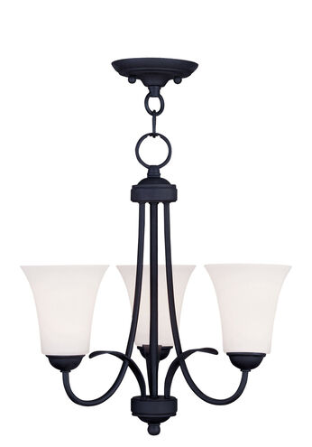 Ridgedale 3 Light 18 inch Black Convertible Mini Chandelier/Ceiling Mount Ceiling Light