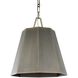 Granada 1 Light 15 inch Weathered Brass Pendant Ceiling Light