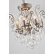 Canada 6 Light 16 inch Pewter Chandelier Ceiling Light, Pewter Frame
