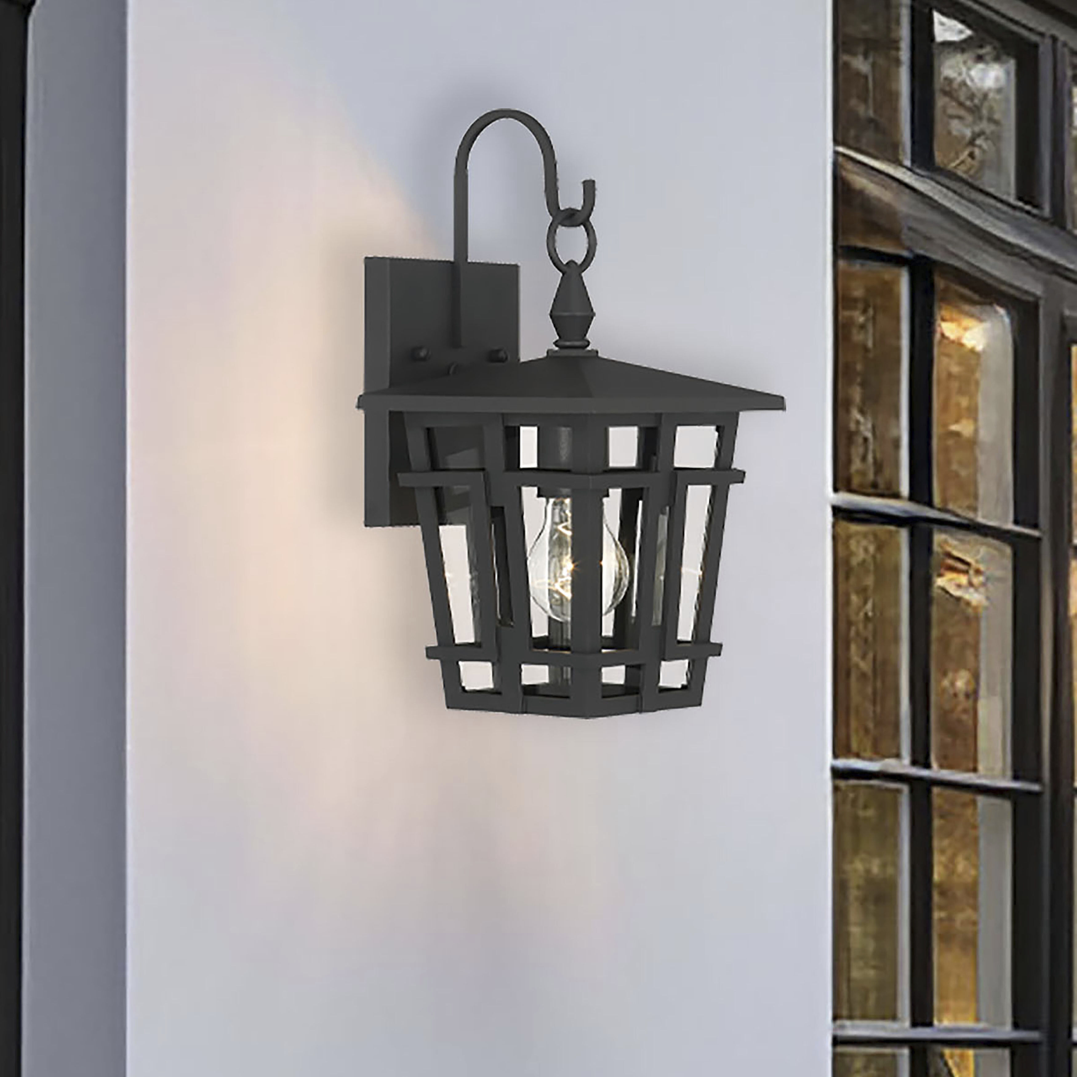 Fieldstone 1 Light 13.75 inch Sand Coal Outdoor Wall Sconce
