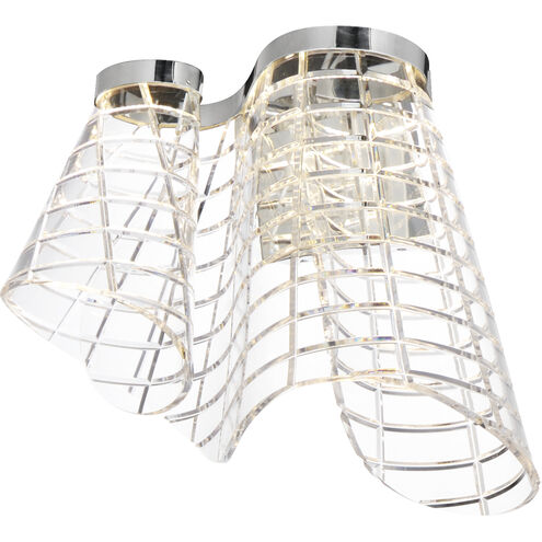 Tartan LED 15 inch Polished Chrome Wall Sconce Wall Light