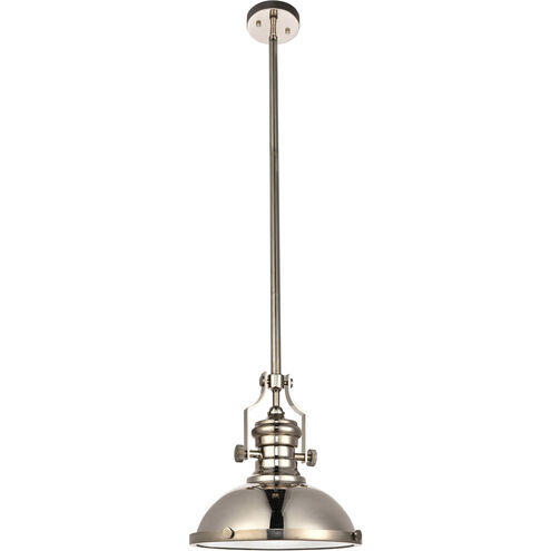 Eamon 1 Light 13 inch Polished Nickel Pendant Ceiling Light