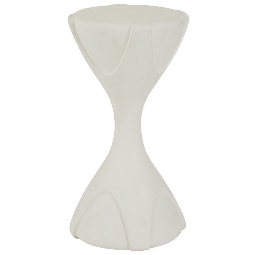 Dewey 11.5 inch Ivory Outdoor Accent Table