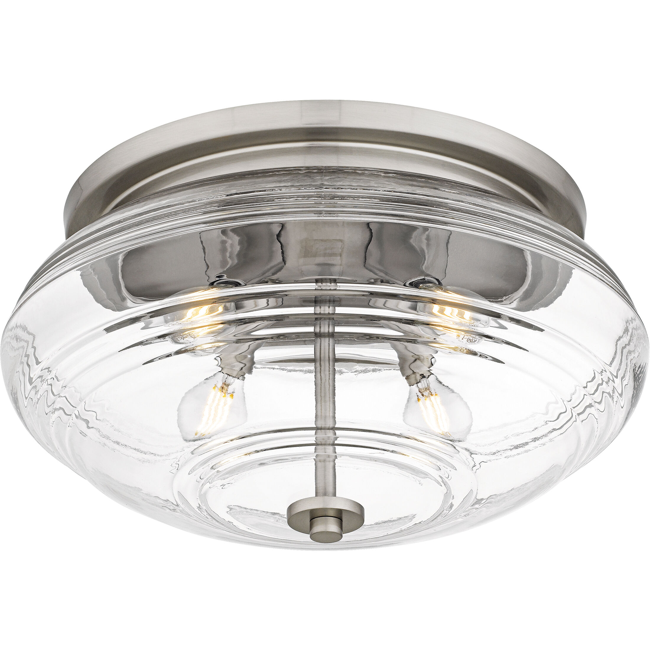 Gatonby 4 Light 16 inch Brushed Nickel Flush Mount Ceiling Light, Medium