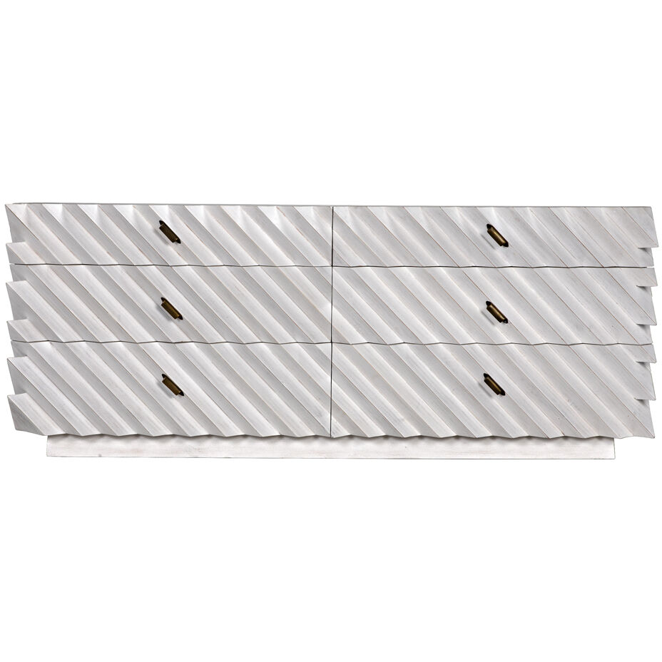 Hikaru White Wash Dresser