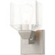 Aragon 1 Light 5 inch Brushed Nickel Wall Sconce Wall Light