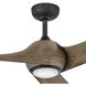 Tiburon 56 inch Matte Black with Driftwood Blades Smart Fan