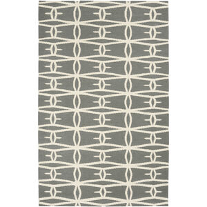 Fallon 36 X 24 inch Charcoal, Beige Rug