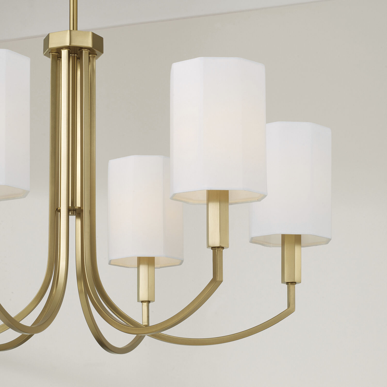 Adrian 6 Light 30 inch Aged Brass Chandelier Ceiling Light