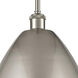 Ballston Dome 1 Light 12 inch Brushed Satin Nickel Pendant Ceiling Light