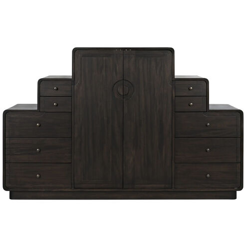 Nova 77.5 X 21 inch Ebony Walnut Sideboard