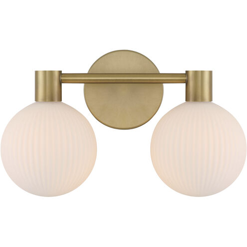 Fenton 1 Light 15 inch Legacy Brass Vanity Light Wall Light