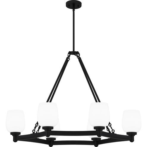 Penning 6 Light 38 inch Matte Black Island Light Ceiling Light