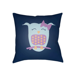 Littles 22 X 22 inch Yellow and Purple Outdoor Throw Pillow