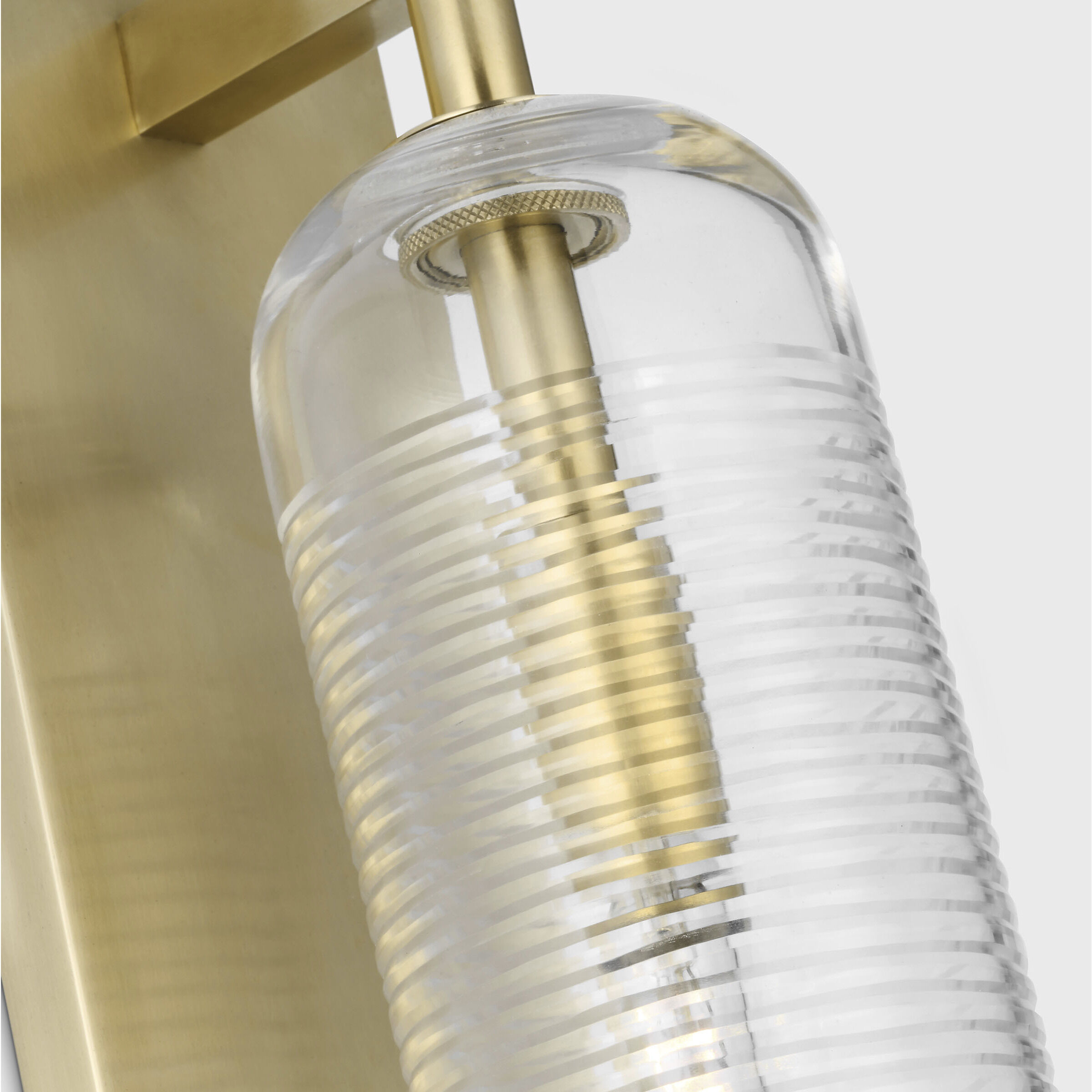 Sean Lavin Leano Sconce Wall Light in Hand-Rubbed Antique Brass