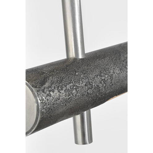 Anne-Marie Barton Stahl Linear Chandelier Ceiling Light in Museum Pewter