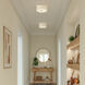 Inspire 2 Light 13 inch Satin Brass Flush Mount Ceiling Light