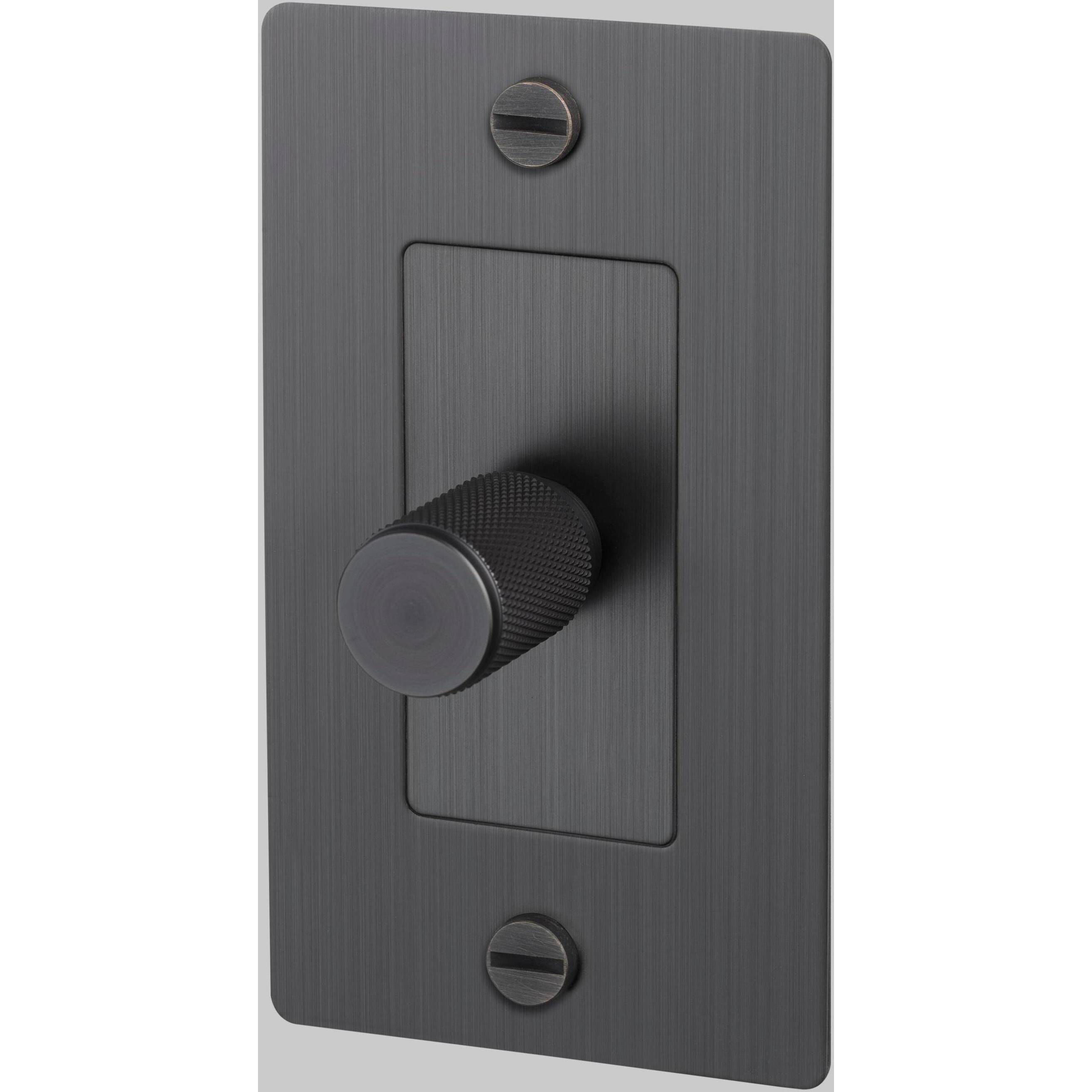 1G 100-120 Smoked Bronze Dimmer Switch, LED