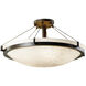 Clouds LED 27 inch Dark Bronze Semi-Flush Ceiling Light in 5000 Lm LED
