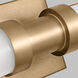 Kiel LED 4.75 inch Satin Brass Bath Vanity Wall Light