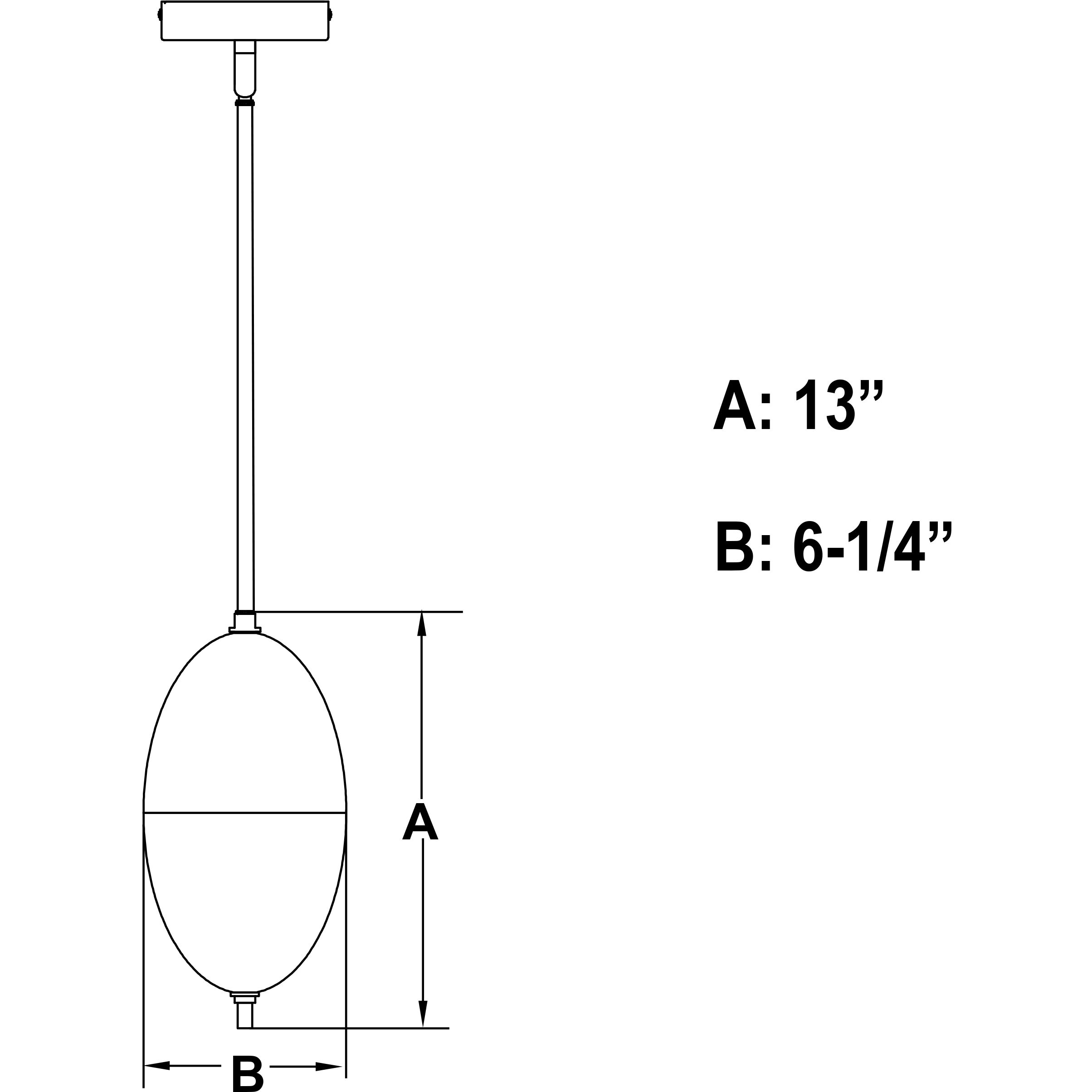 Somerset LED 6.25 inch Oil Rubbed Bronze Mini Pendant Ceiling Light