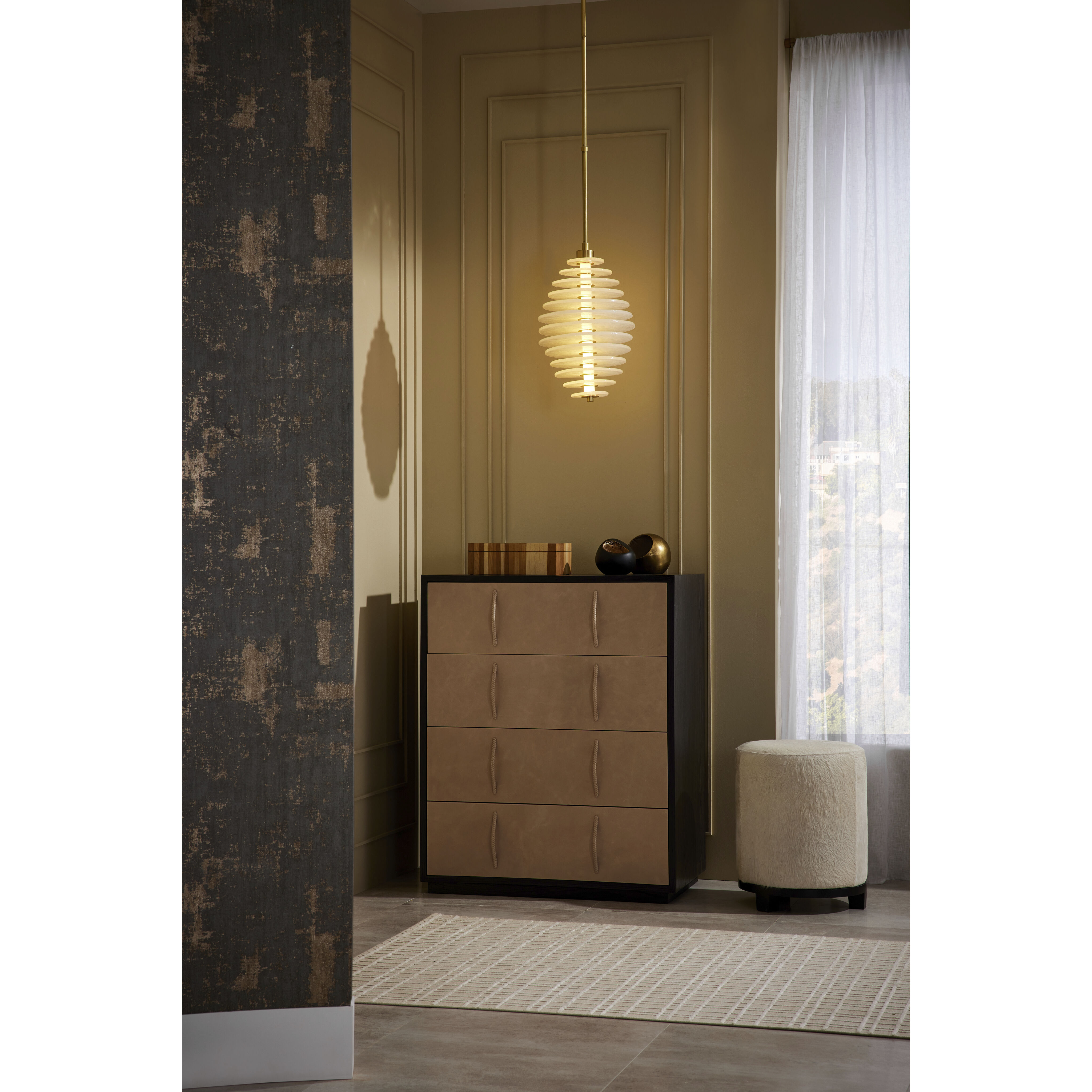 Penelope 1 Light 13 inch Clear Seedy Pendant Ceiling Light