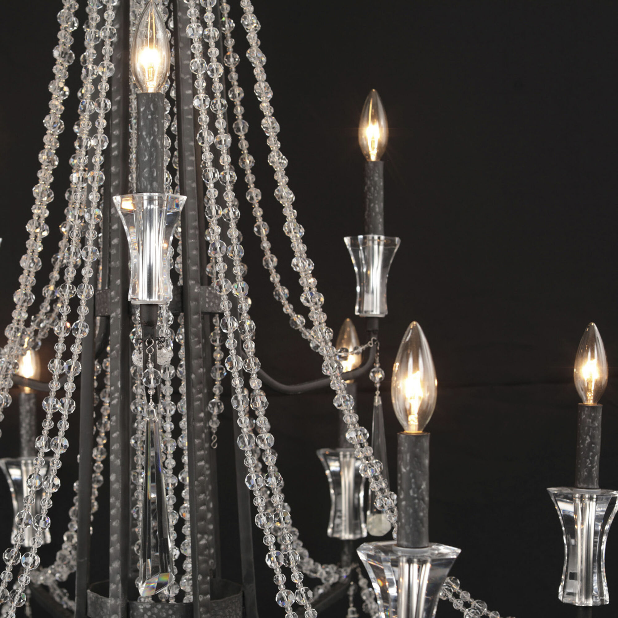 Barcelona 9 Light 34.5 inch Onyx Chandelier Ceiling Light