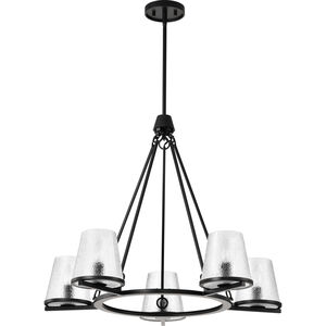 Valentine 30 inch Black Chandelier Ceiling Light