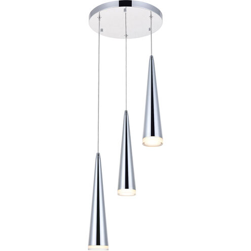 Fantasia LED 12 inch Chrome Pendant Ceiling Light