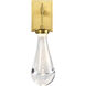 Vaso 1 Light 4.5 inch Aged Brass Wall Sconce Wall Light