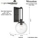 Wenston Outdoor Wall Mount in Sand Coal, Great Outdoors