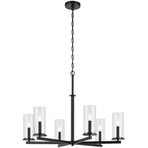 Crosby 6 Light Black Chandelier Ceiling Light