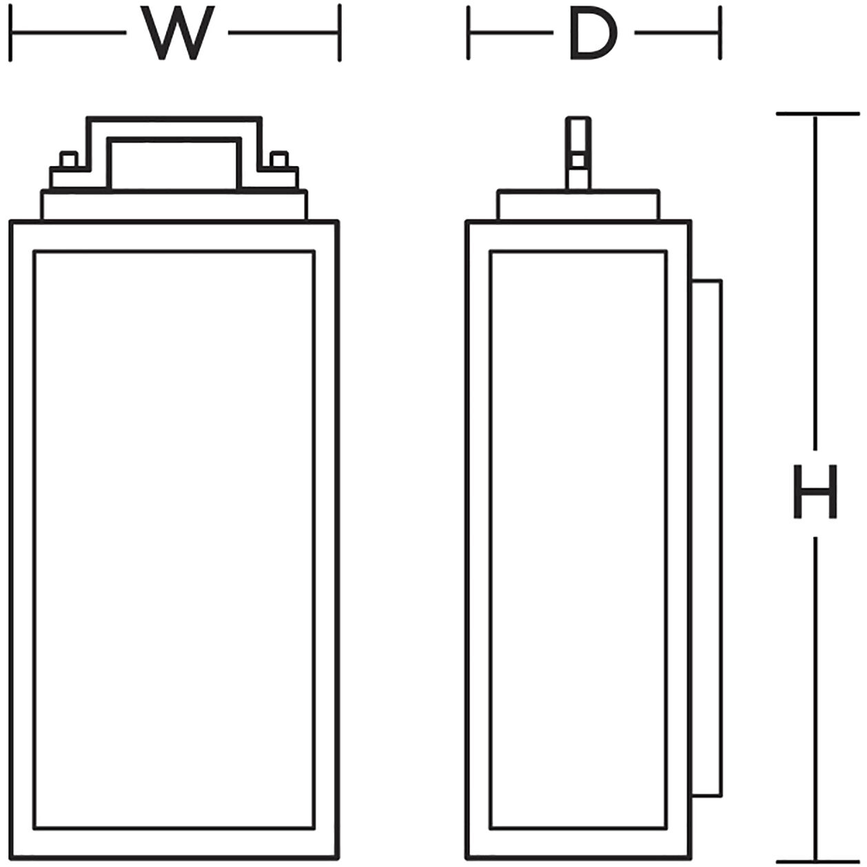 Kansas 1 Light 19.25 inch Black Outdoor Sconce