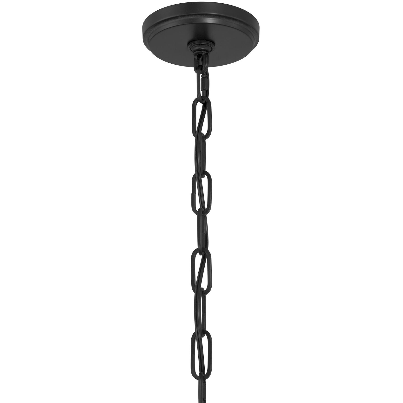 Jacobs 1 Light 5.75 inch Matte Black Outdoor Hanging Lantern