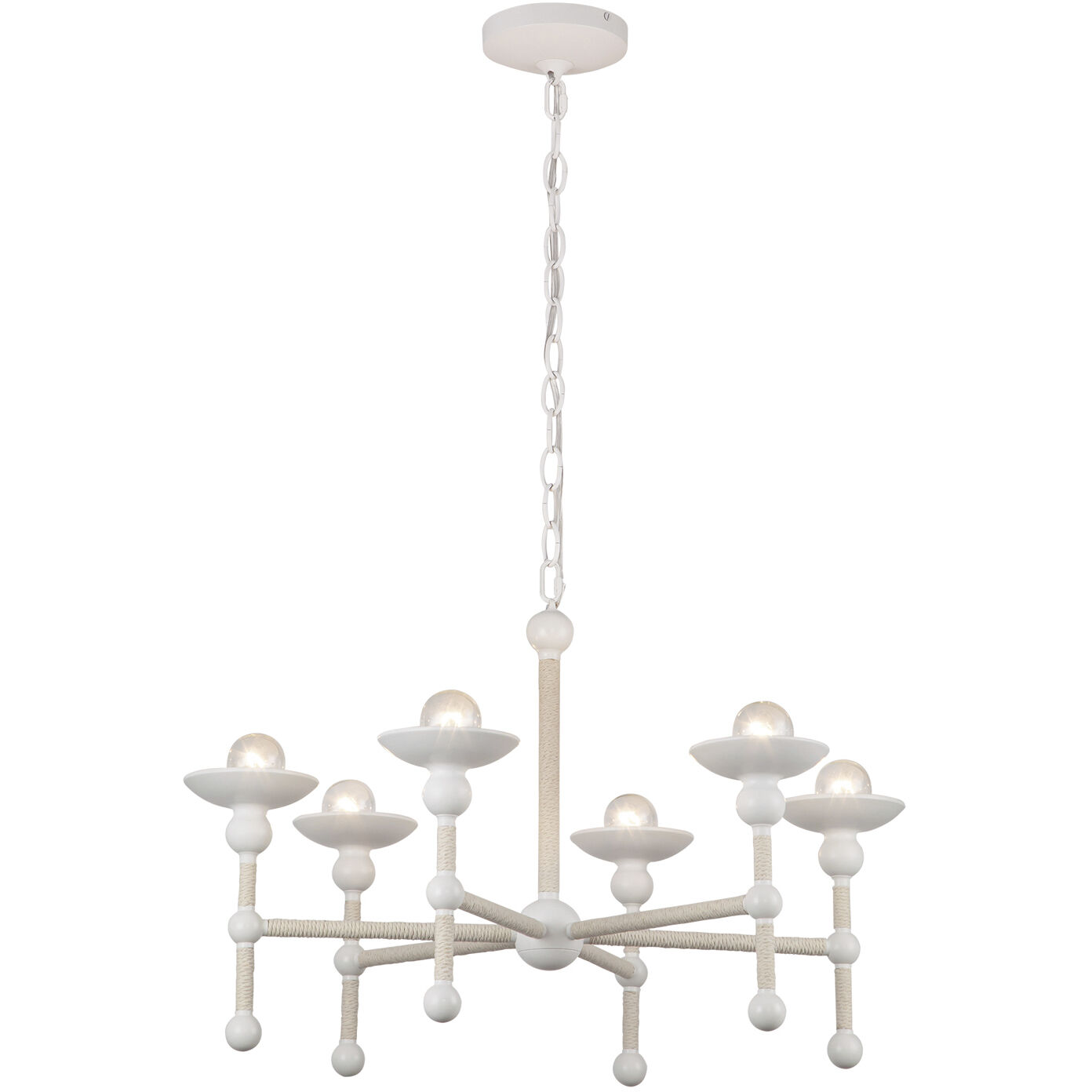 Nadine 6 Light 25.00 inch Chandelier
