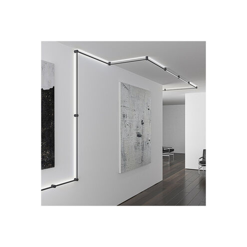 Purolinear 360 LED 25 inch Satin White ADA Wall Bar Light Wall Light
