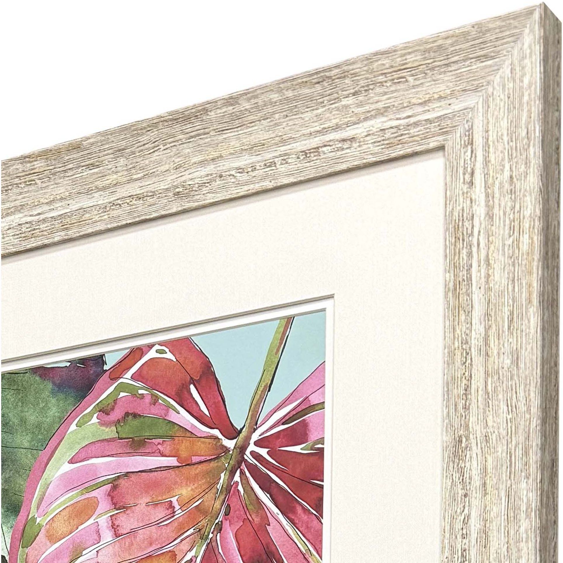 Palm Springs Green and Red and Pink and Purple Framed Art, Propac