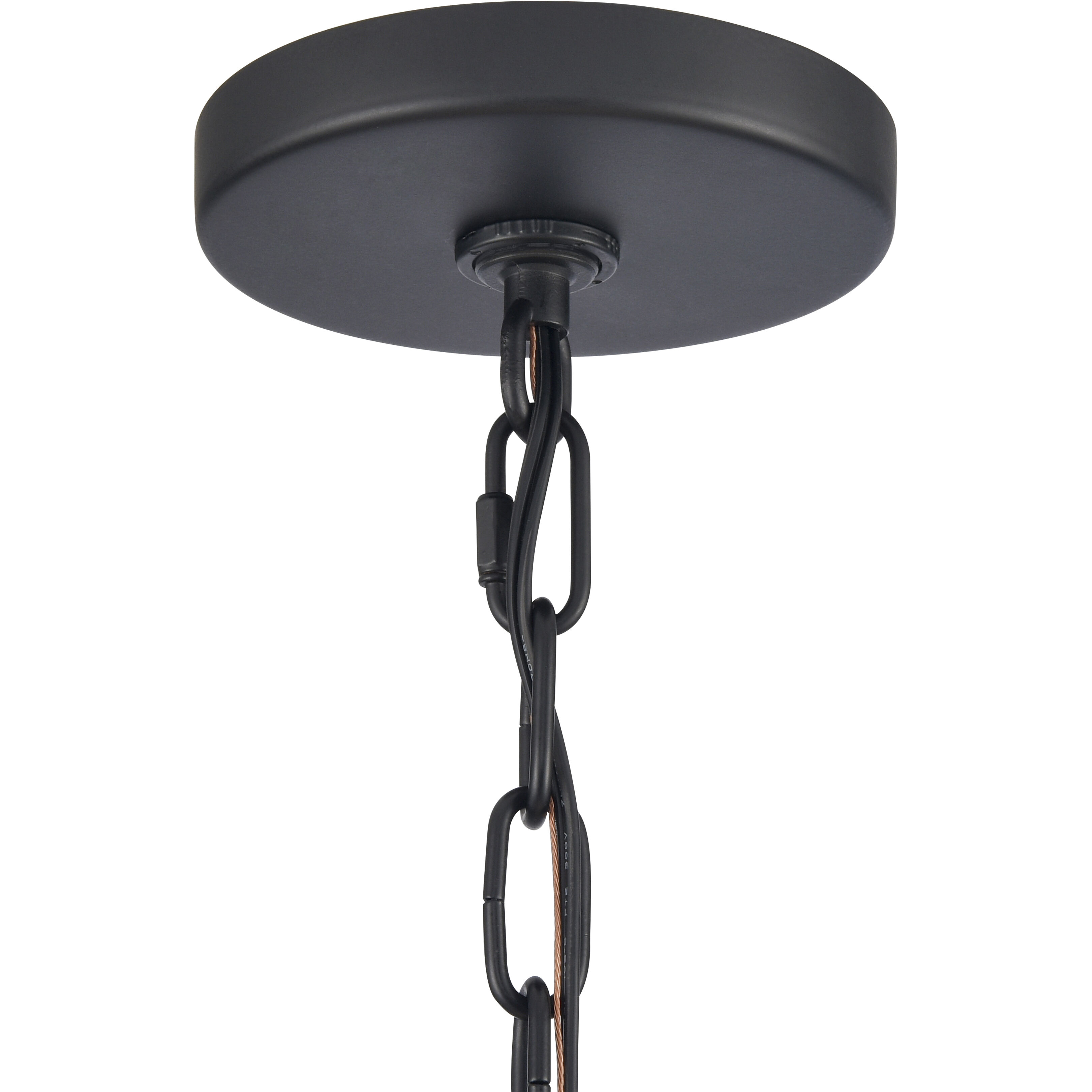 Leo 4 Light 22 inch Matte Black Pendant Ceiling Light
