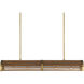 Woodbine Linear Chandelier Ceiling Light
