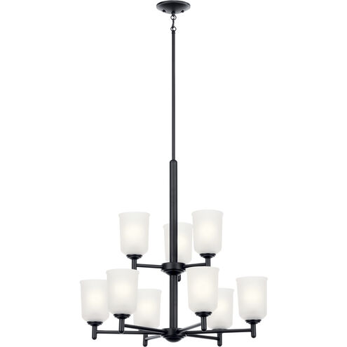 Shailene 9 Light 26.5 inch Black Chandelier Ceiling Light