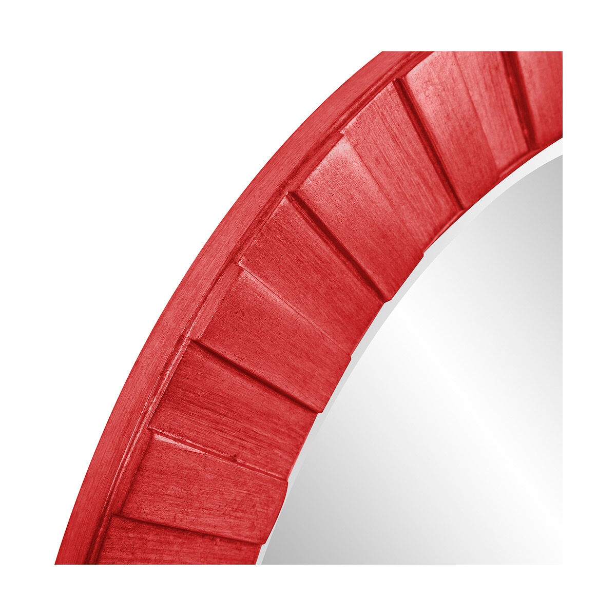 Serenity 35 X 35 inch Glossy Red Wall Mirror