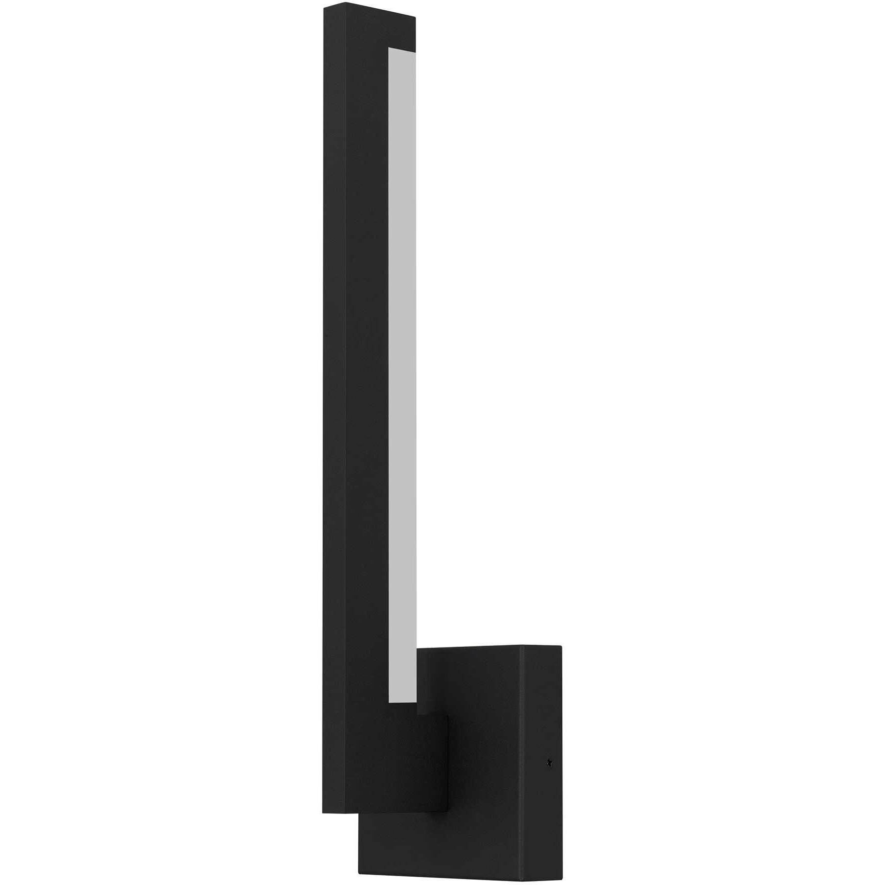 Lana LED 18 inch Sand Black Outdoor Wall Sconce