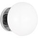 ED Ellen DeGeneres Lune Sconce Wall Light in Chrome