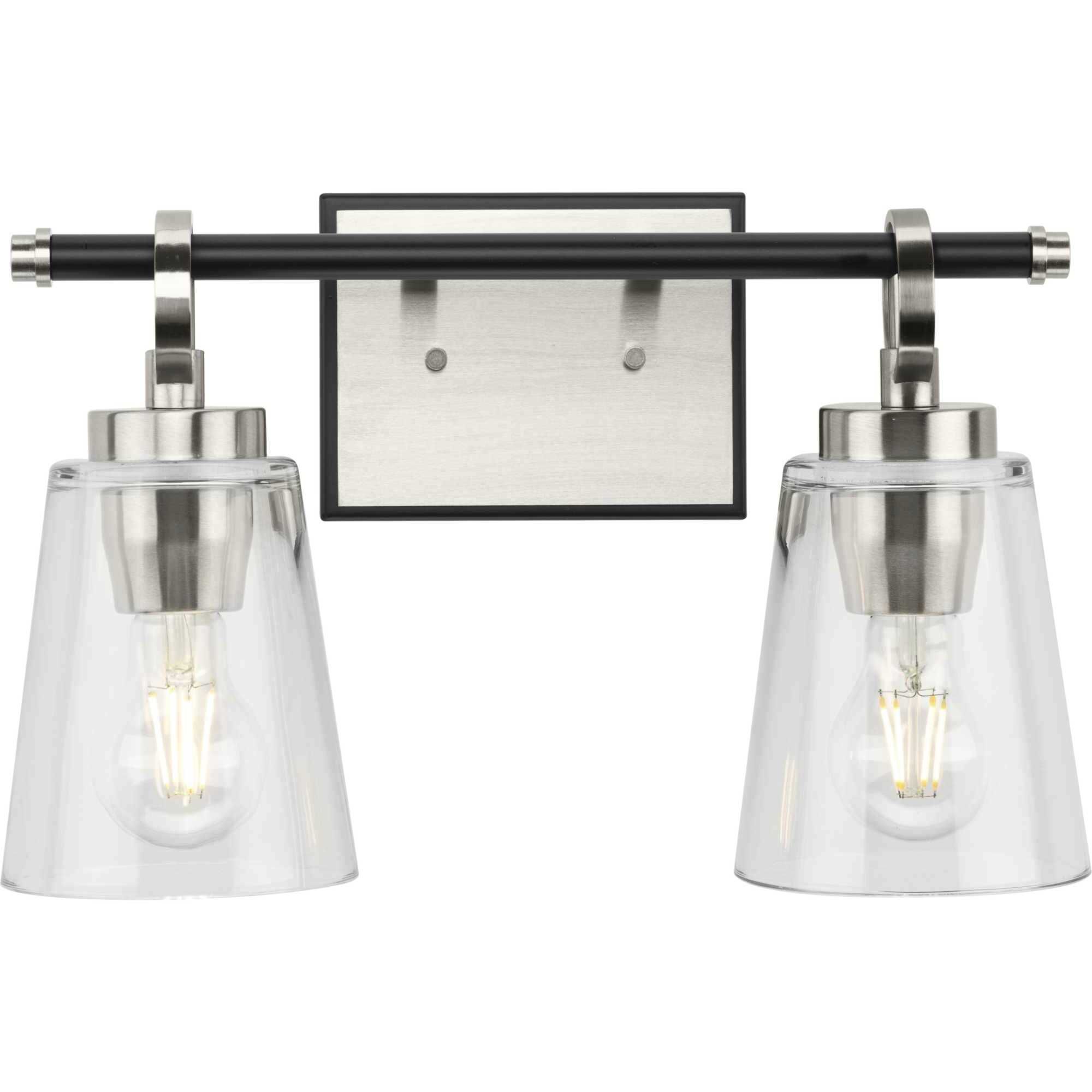 Cassell 2 Light 14.5 inch Brushed Nickel Bathroom Vanity Light Wall Light