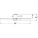 Vail Flush 52 inch Matte White Fan