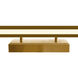 Himalayas LED 26 inch Brass Vanity Light Wall Light