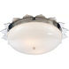 Alexa Hampton Rachel 2 Light 20 inch Polished Nickel Flush Mount Ceiling Light, Large